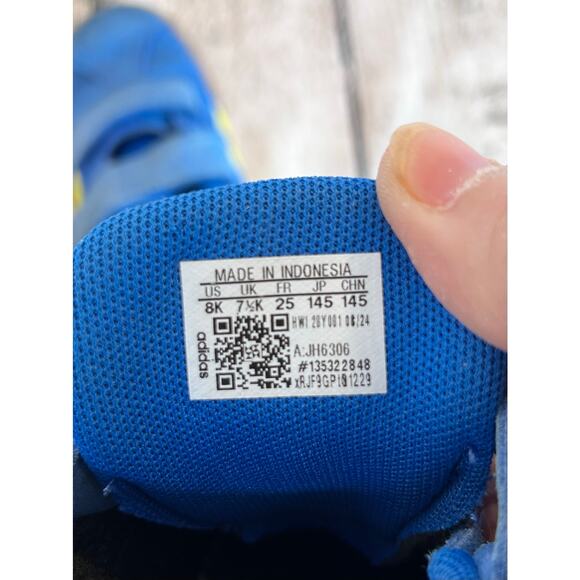 ADIDAS Boy’s VL Court Sneakers / Size: 8K - Picture 9 of 9